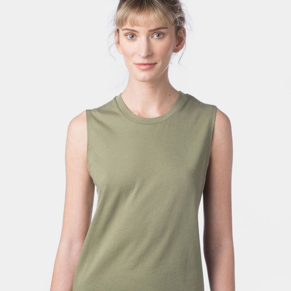 Women's Cotton Jersey Go-To Crop Muscle Tank Thumbnail