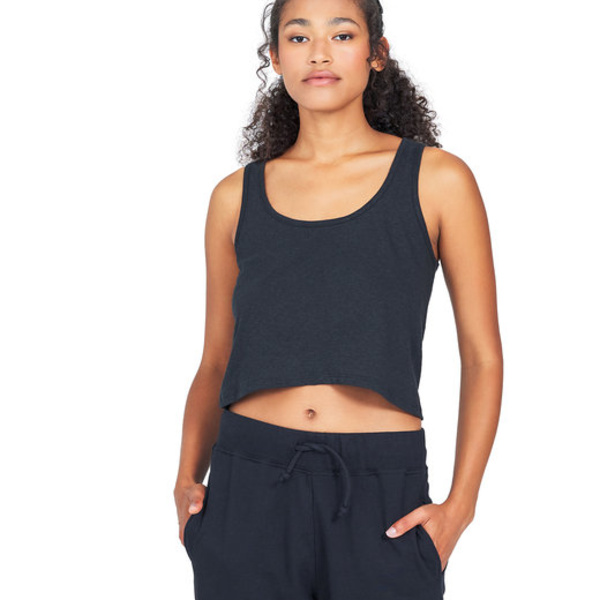 Ladies' USA Made Hemp Blend Crop Tank Top Thumbnail