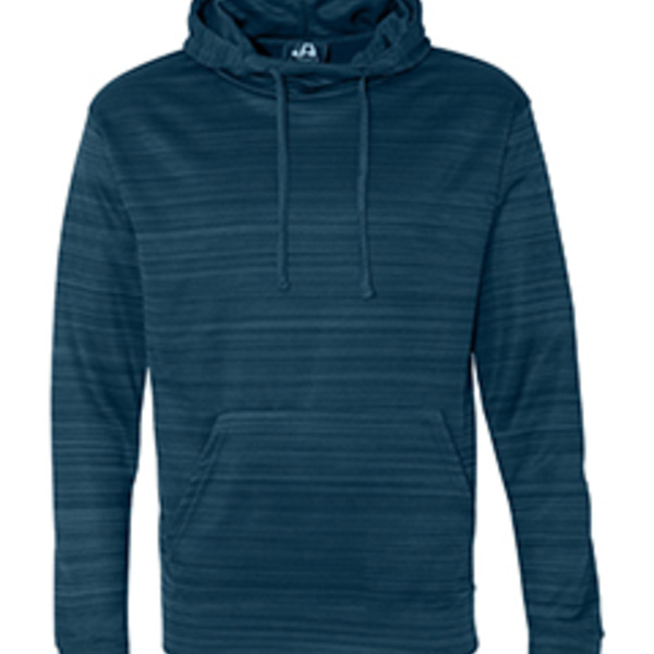 Adult Odyssey Striped Poly Fleece Pullover Hood Thumbnail