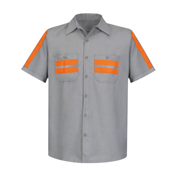 Men's Enhanced Visibility Industrial Work Shirt Thumbnail