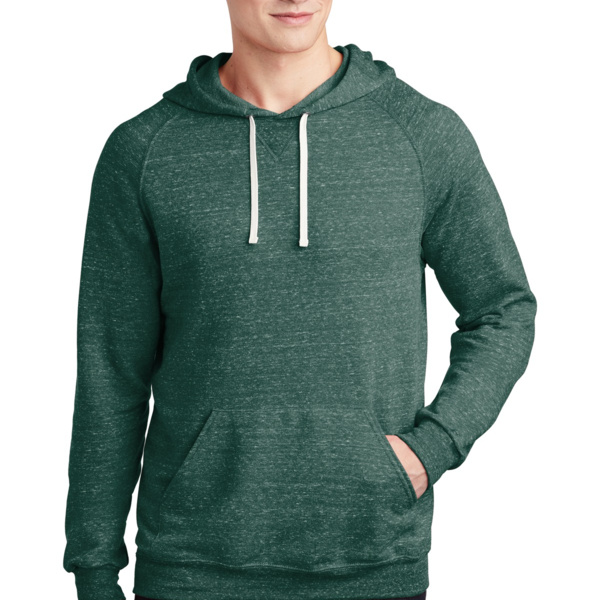 Snow Heather French Terry Raglan Hoodie Thumbnail