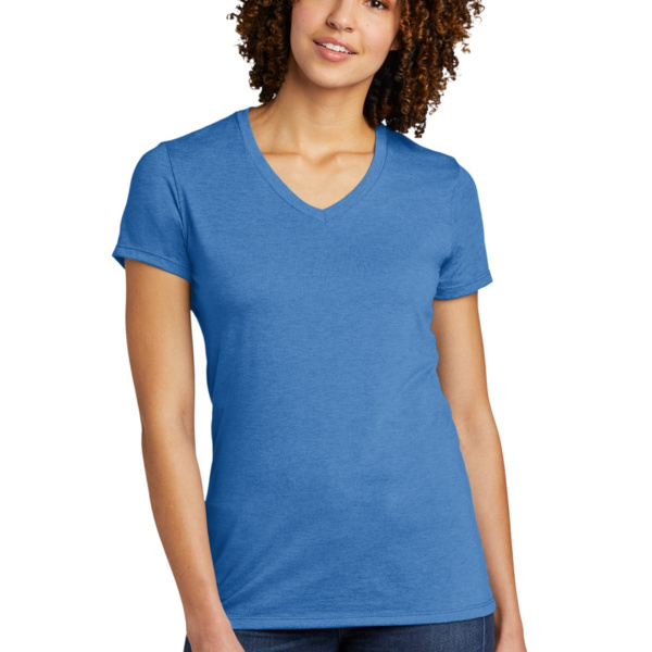 Women's Tri Blend V Neck Tee Thumbnail