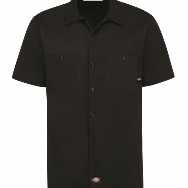 Men's Industrial Short Sleeve Cotton Work Shirt Thumbnail